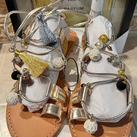 Steve Madden “Rambel” ankle wrap sandals - Picture 4 of 4